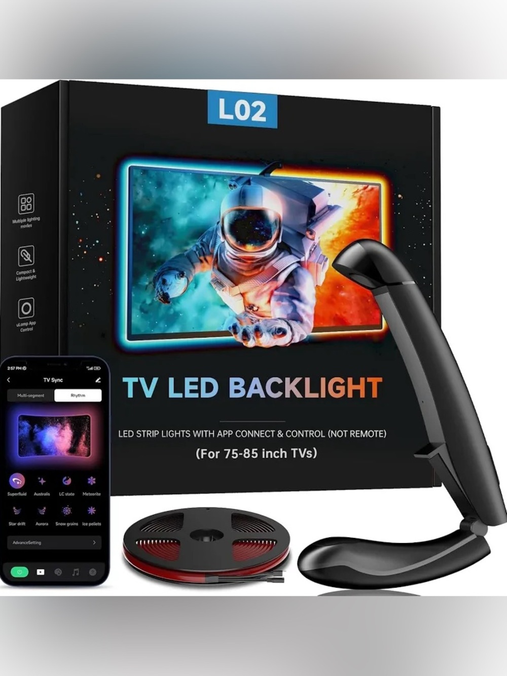 RGB LED TV Backlight Strip with Sensor
